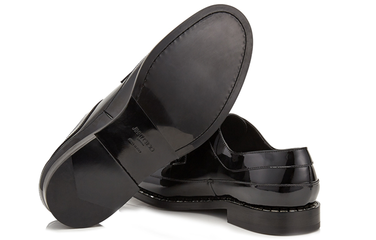 Jimmy Choo Beni Loafer 'Black Crystal Detail' 圖 4