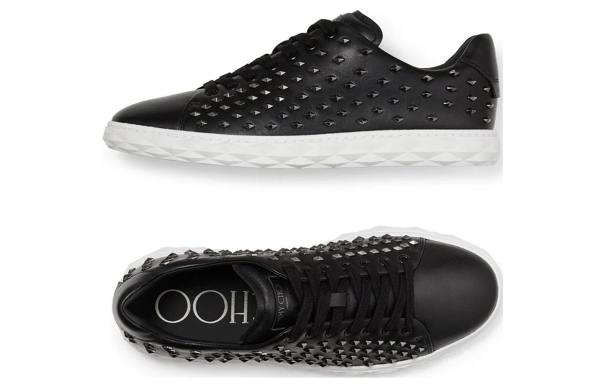 Jimmy Choo Diamond Mid 'Simplistic Black Leather' 圖 4