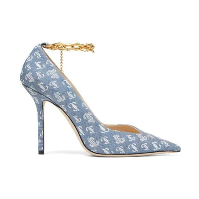 Jimmy Choo Diamond Talura 100 'AHK Denim Blue'