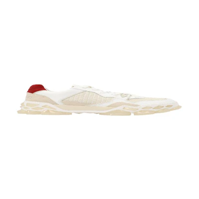 Jimmy Choo Diamond X Trainer 'White Cotton Mix'
