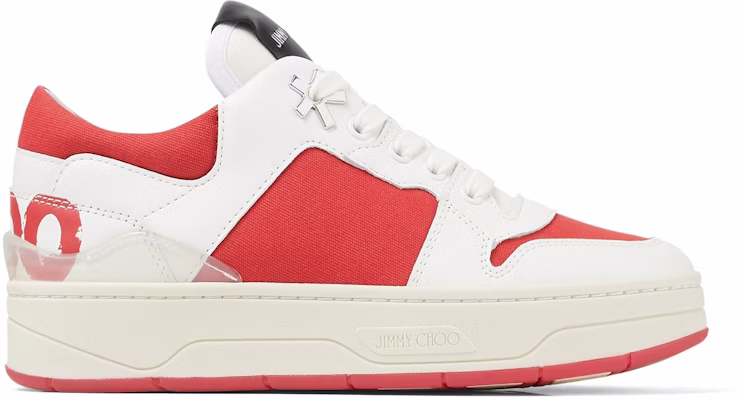 Jimmy Choo Eric Haze x Florent 'Lienzo Blanco y Rojo con Suela Reflectante' j000146532 Buy Jimmy Choo Eric Haze x Florent 'Lienzo Blanco y Rojo con Suela Reflectante' j000146532