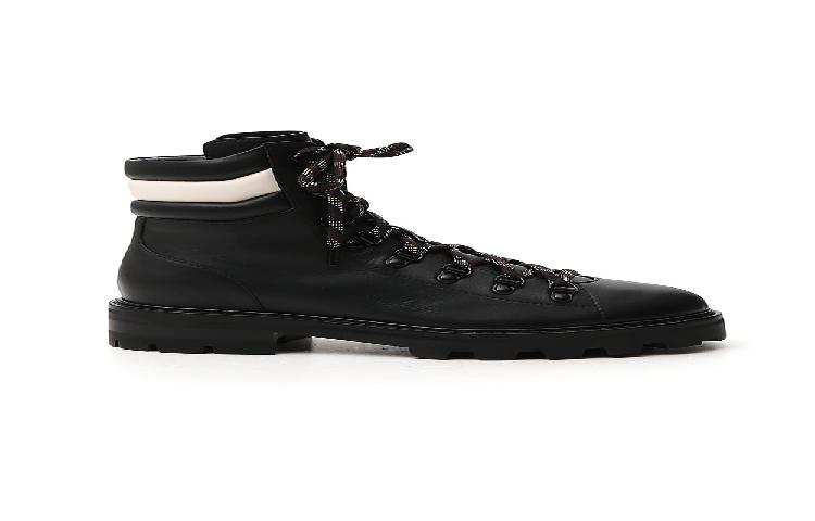 Jimmy Choo Eshe Trekking Boots 'Jimmy Choo Black Ankle 59' ESHEFLATHLNBLACKLATTE