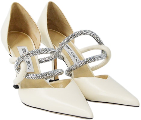 Jimmy Choo Fall/Winter 2021 'White High Heels' LUIS-90-AQW-LATTE/CRYSTAL Lookbook Jimmy Choo Fall/Winter 2021 'White High Heels' LUIS-90-AQW-LATTE/CRYSTAL