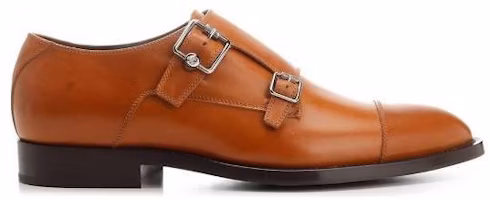 Jimmy Choo Finnion Monkstrap 'Dark Tan' FINNIONMONKSTRAPSLQDARKTAN Jimmy Choo Finnion Monkstrap 'Dark Tan' FINNIONMONKSTRAPSLQDARKTAN