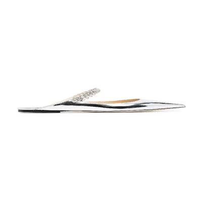 Jimmy Choo Flat 'Silver'