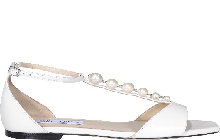 Jimmy Choo Flat Shoes 'White 04'