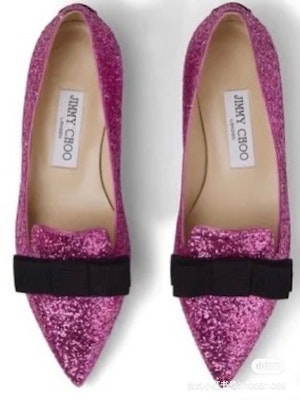 Jimmy Choo Gala 'Sepatu Datar Merah Ungu' GALAHWIPINK Order Jimmy Choo Gala 'Sepatu Datar Merah Ungu' GALAHWIPINK