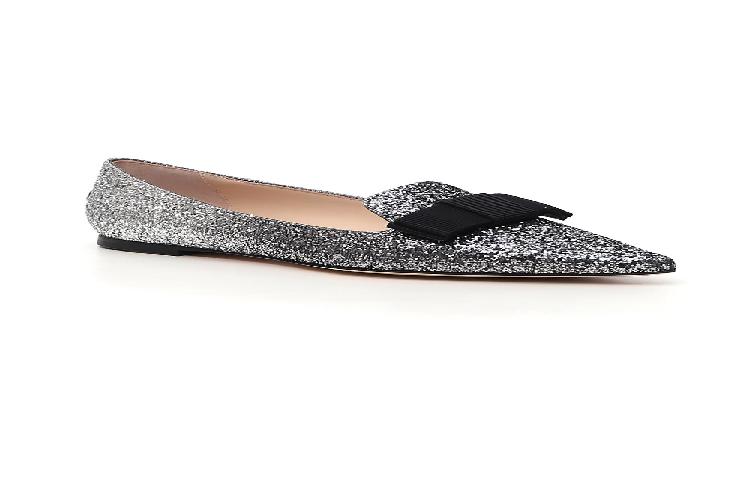 Jimmy Choo GALAV BANTH Silver Flat 'Anthracite Silver' 圖 3