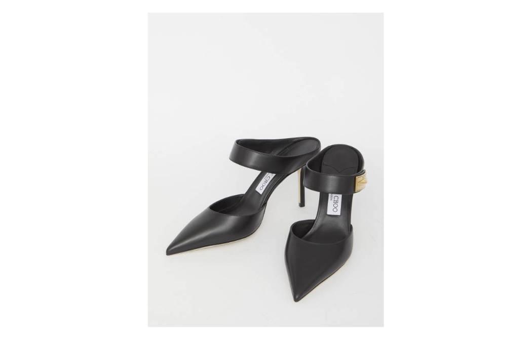 Buy ジミーチュウ グッチ ミュール 85 'ネル' NELLMULE85CLFブラック NELLMULE85CLFBLACK