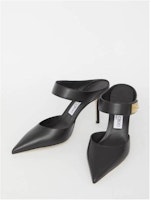 Jimmy Choo Gucci Mule 85 'Nell' NELLMULE85CLFBLACK Jimmy Choo Gucci Mule 85 'Nell' NELLMULE85CLFBLACK