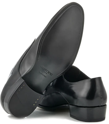 Jimmy Choo 傑克森 小牛皮紋繫帶正裝鞋 黑色 Shop Jimmy Choo 傑克森 小牛皮紋繫帶正裝鞋 黑色
