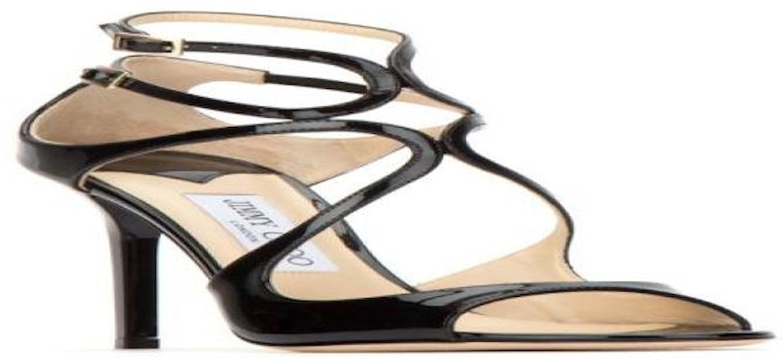 Jimmy Choo Lang Sandals 'Pre Black' LANGPATBLACK Order Jimmy Choo Lang Sandals 'Pre Black' LANGPATBLACK