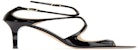 Jimmy Choo Lang Sandals 'Pre Black' LANGPATBLACK