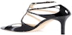 Jimmy Choo Lang Sandals 'Pre Black' LANGPATBLACK