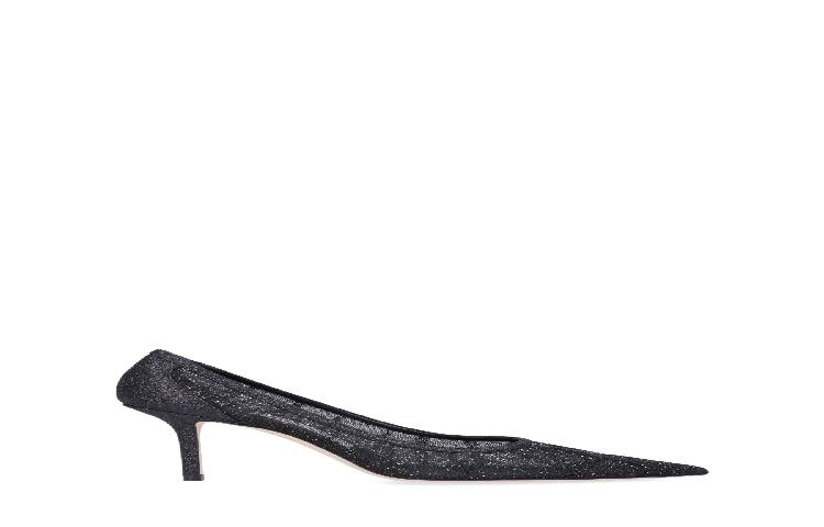 Jimmy Choo Love 85 'Black Leather Pumps'