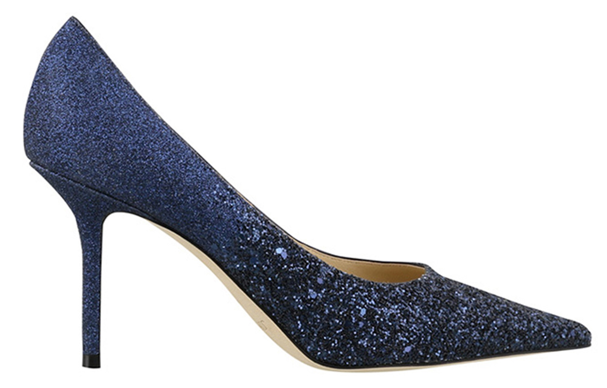 Jimmy Choo Love 85 VLD High Heels 'Navy Glitter Fabric' 圖 2