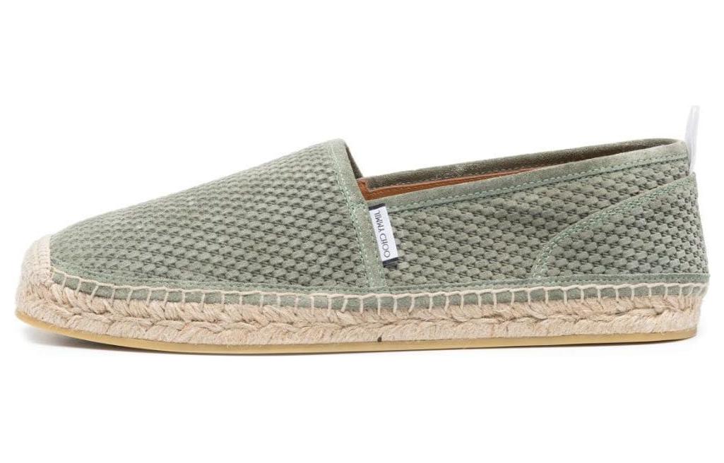 Jimmy Choo Low Top 'Sage Green Basketweave' EGONWXB