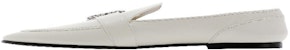 Jimmy Choo Mani Flat Loafers 'Putih Kasual' MANI-FLAT-AYULATTE/CRYSTAL