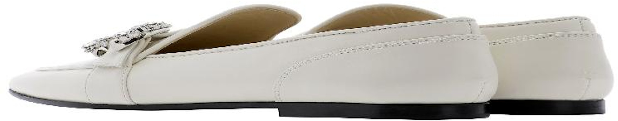 Jimmy Choo Mani Flat Loafers 'White Casual' MANI-FLAT-AYULATTE/CRYSTAL Shop Jimmy Choo Mani Flat Loafers 'White Casual' MANI-FLAT-AYULATTE/CRYSTAL