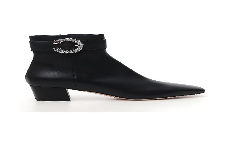 Jimmy Choo MYAN45WJV Ankle Boot 'Black Crystal' MYAN45WJVBLACKCRYSTAL