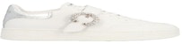 Jimmy Choo OSAKA LACE UP 'Putih Perak' OSAKALACEUPXYTVWHITESILVE