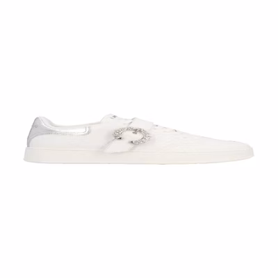 Jimmy Choo OSAKA LACE UP 'White Silver'