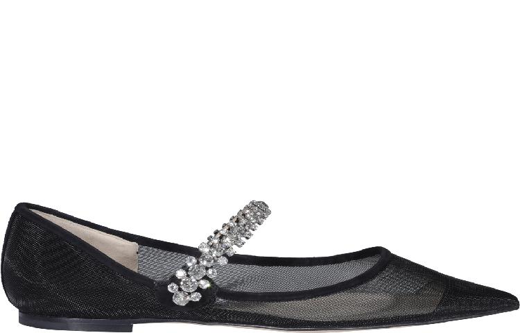 Buy Jimmy Choo Pre-Baily Flat 'Kristal Hitam' BAILYFLATZYBBLACKCRYSTAL