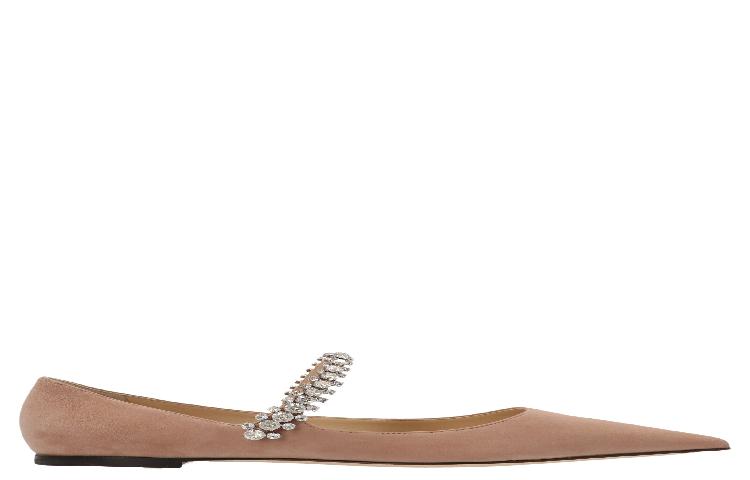 Jimmy Choo Pre-Baily Flats 85 'Ballet Pink Crystal' 圖 3