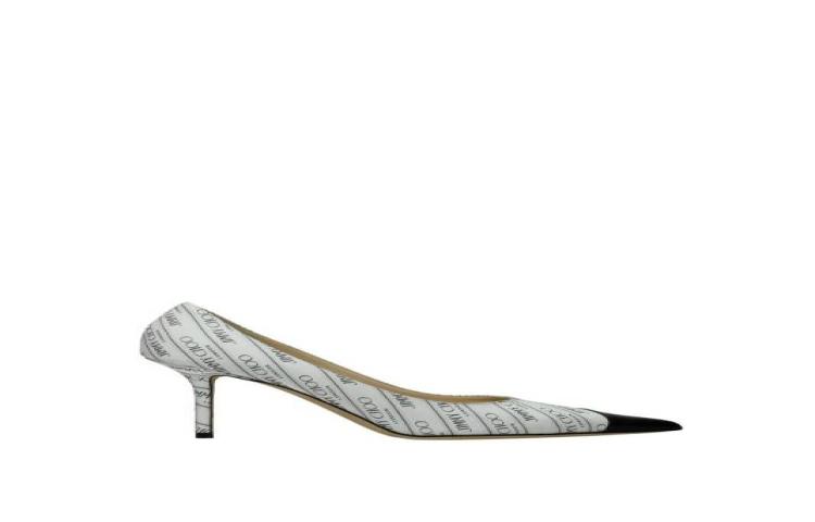 Jimmy Choo Pre-Love 85 'Black and White'