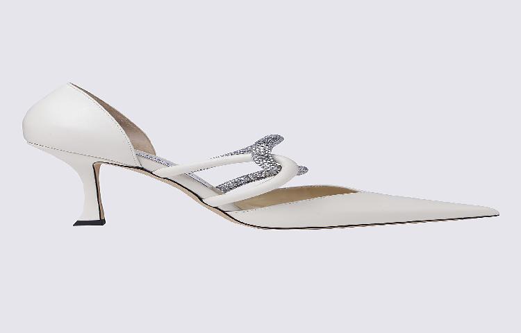 Buy Jimmy Choo Pre-Luis 90 '白色水晶' LUIS-90AQWLATTE/CRYSTAL