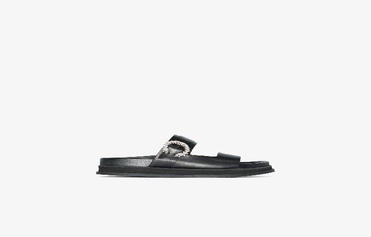 Buy Jimmy Choo Pre-Marga Flat 'Negro ZXU Black, 77' MARGA-FLAT-ZXU-BLACR