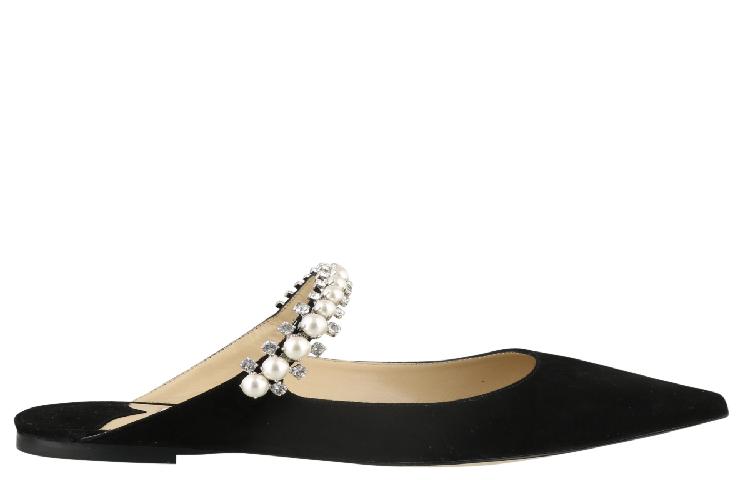 Jimmy Choo Pre Bing Flat 'Black White'