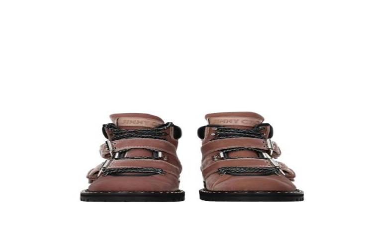 Jimmy Choo Pre Breeze Flat 'Black Pink Silver' 圖 4