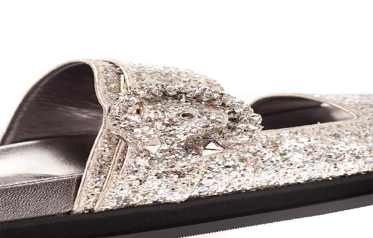 Jimmy Choo PRE MARGAFLAT ZXV 'Platinum Crystal Light Blue' 圖 4