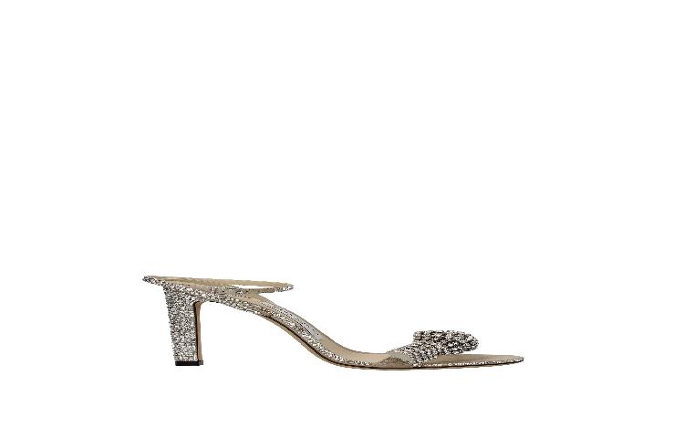 Jimmy Choo Pre Thyra 100 'Nude Crystal' 圖 11