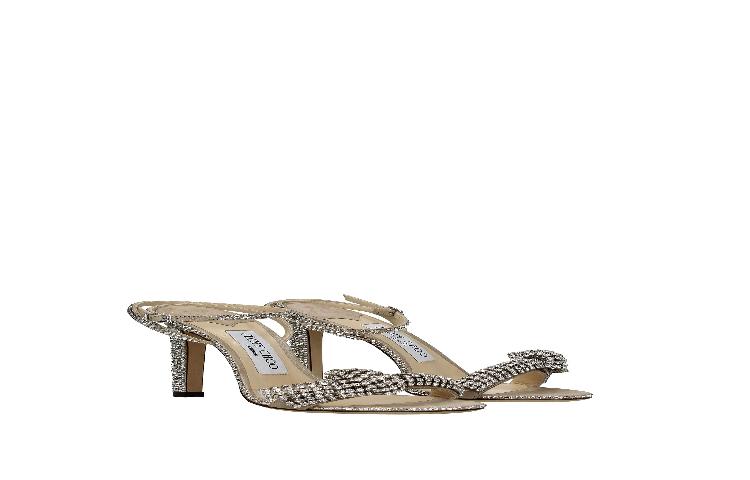 Jimmy Choo Pre Thyra 100 'Nude Crystal' 圖 7