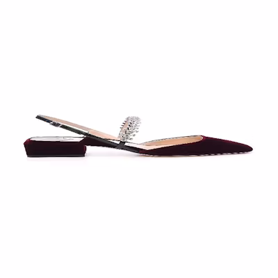 Jimmy Choo Red Valentino Sandals 'Merlot Crystal'