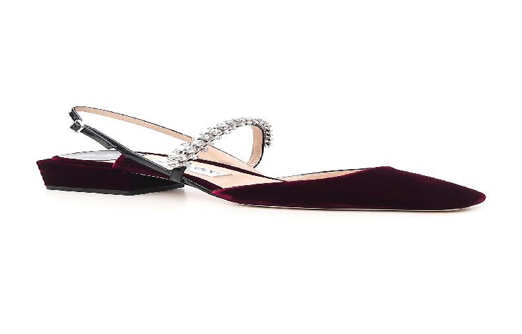 Jimmy Choo Red Valentino Sandals 'Merlot Crystal' 圖 3
