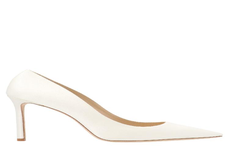 Jimmy Choo Romy 100 'Ivory Satin'