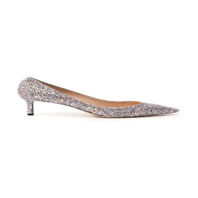 Jimmy Choo Romy 60 'Silver Moondust'