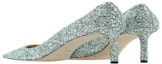 Shop Jimmy Choo Romy 85 'Kasut Tumit Hijau' ROMY-85-LHJMIAMI-MINT
