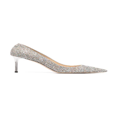 Jimmy Choo ROMY 85 'Joy Silver Multi'