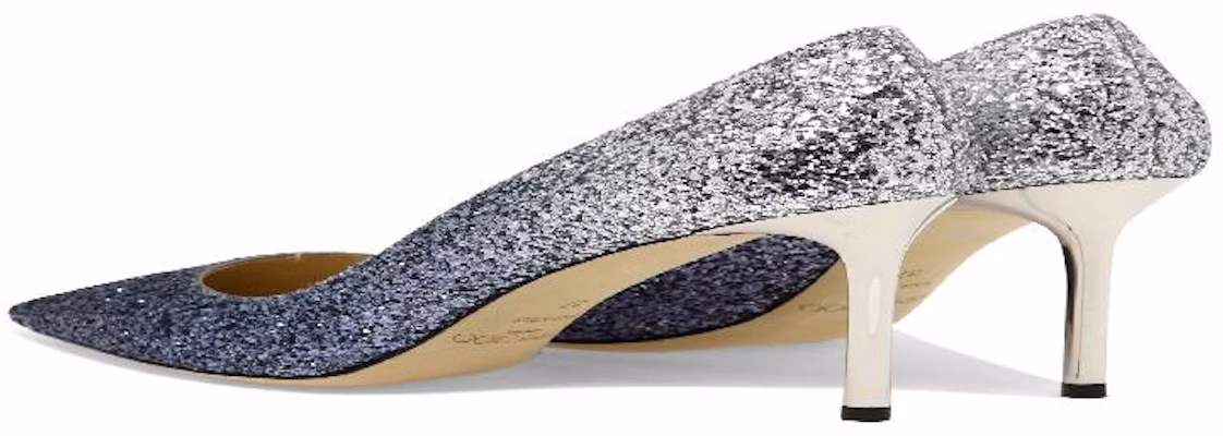 Jimmy Choo Romy 85 'Navy Silver' Kasut Tumit Tinggi ROMY85VXBNAVYSILVER Lookbook Jimmy Choo Romy 85 'Navy Silver' Kasut Tumit Tinggi ROMY85VXBNAVYSILVER