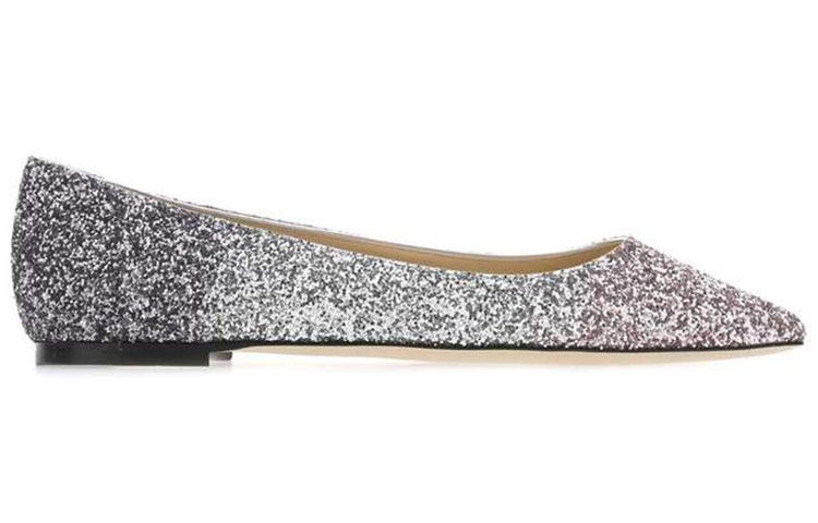 Jimmy Choo Romy Flat 'Black Purple Silver Gradient' 圖 2