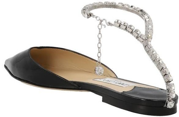 Jimmy Choo Saeda Ballet Flats 'Black Crystal' - Selipar Hitam Kristal Jimmy Choo SAEDAFLATBOBBLACKCRYSTAL Order Jimmy Choo Saeda Ballet Flats 'Black Crystal' - Selipar Hitam Kristal Jimmy Choo SAEDAFLATBOBBLACKCRYSTAL