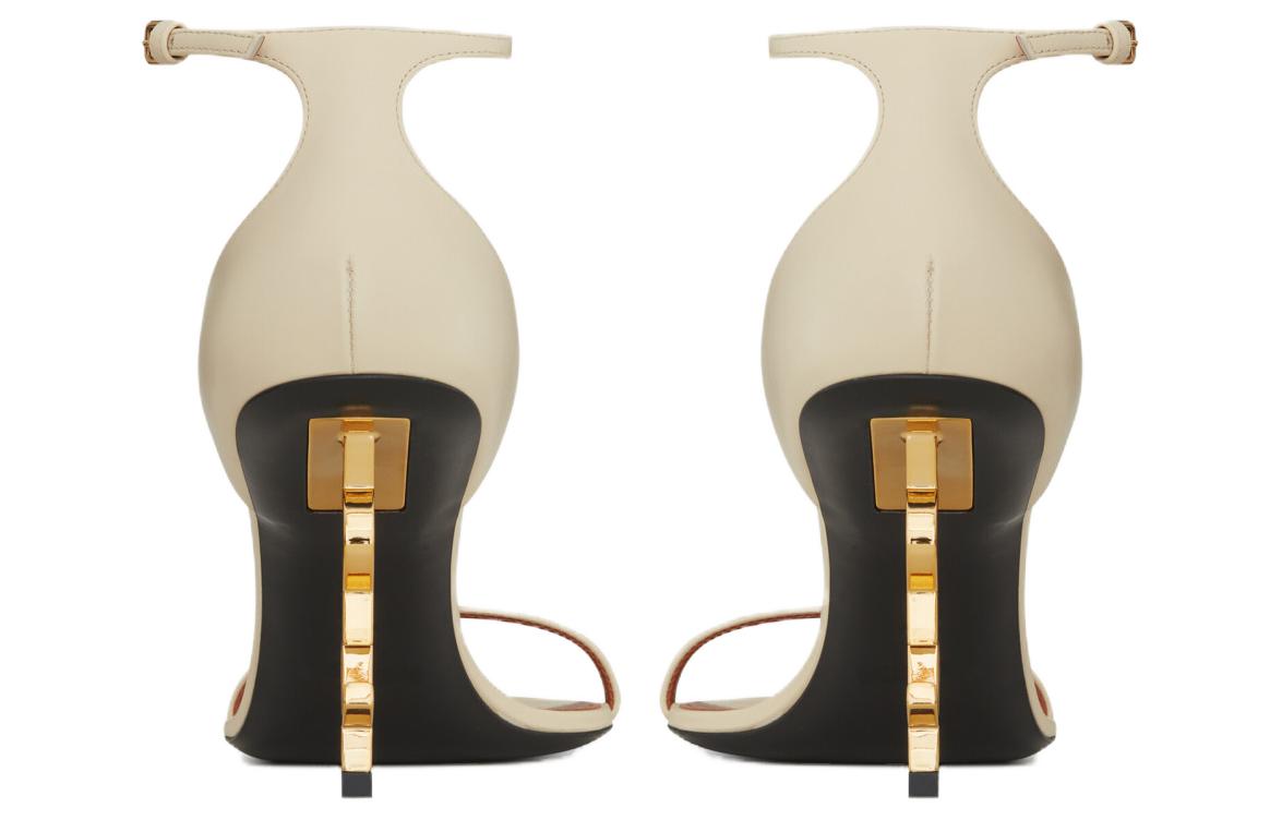 Purchase Jimmy Choo Saint Laurent Opyum High Heel Sandals 'Beige Leather' 5576792W7DD1543