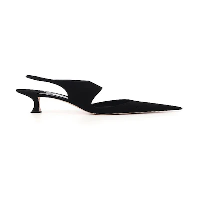 Jimmy Choo Saint Laurent SALLY 70 'Black Suede'