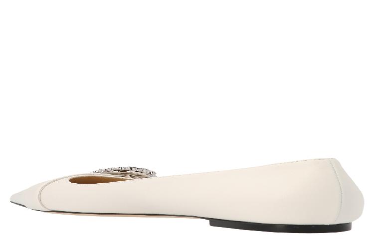 Jimmy Choo Saresa Flat 'Latte Crystal' 圖 5
