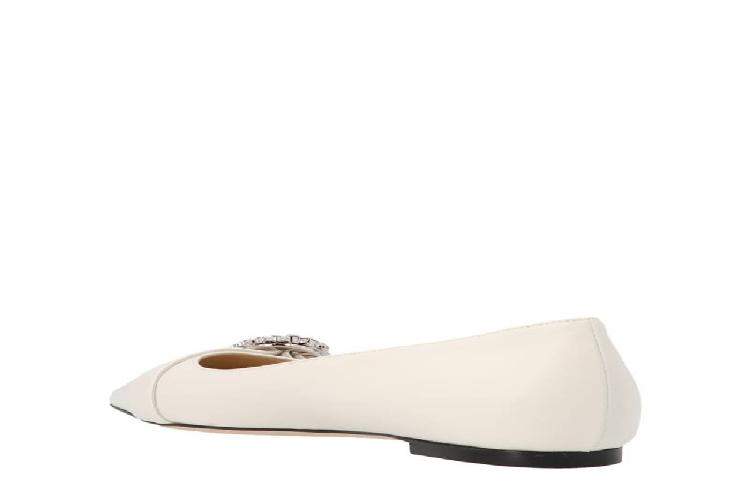 Jimmy Choo Saresa Flat 'Latte Crystal' 圖 9