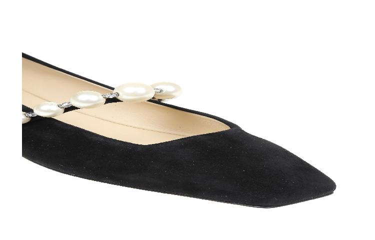 Jimmy Choo Size 49 'Black/White Pre_ADE Flats' 圖 5